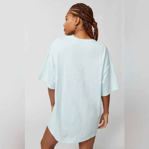 UO Bitmap Nature T-Shirt Dress, Blue, XS/S, NWT - Picture 4 of 4